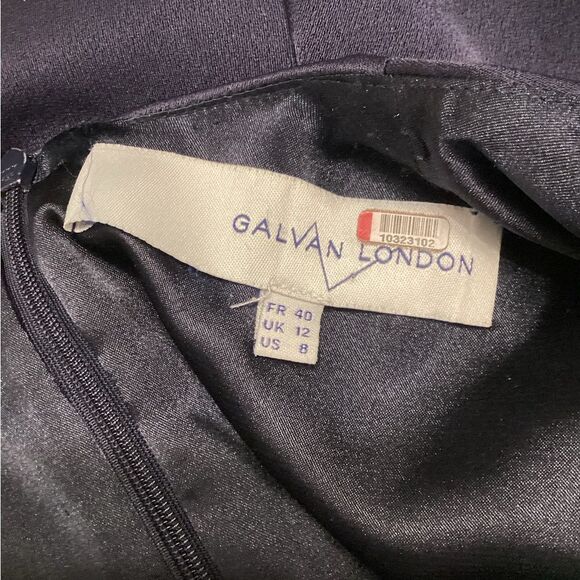 Galvan London Women’s Elegant Navy Blue Long Sleeve Jumpsuit Formal Outfit - Picture 11 of 15